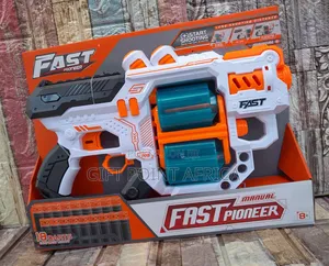 Kids Nerf Gun With 18 Rubber Bullets