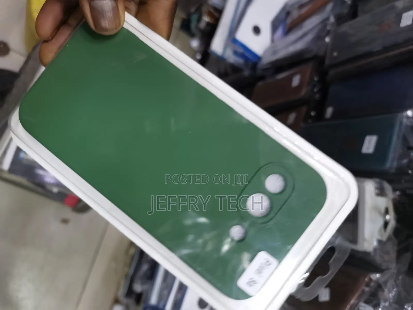 Newselect Back Cover for Google Pixel 9a (Green Grip Case