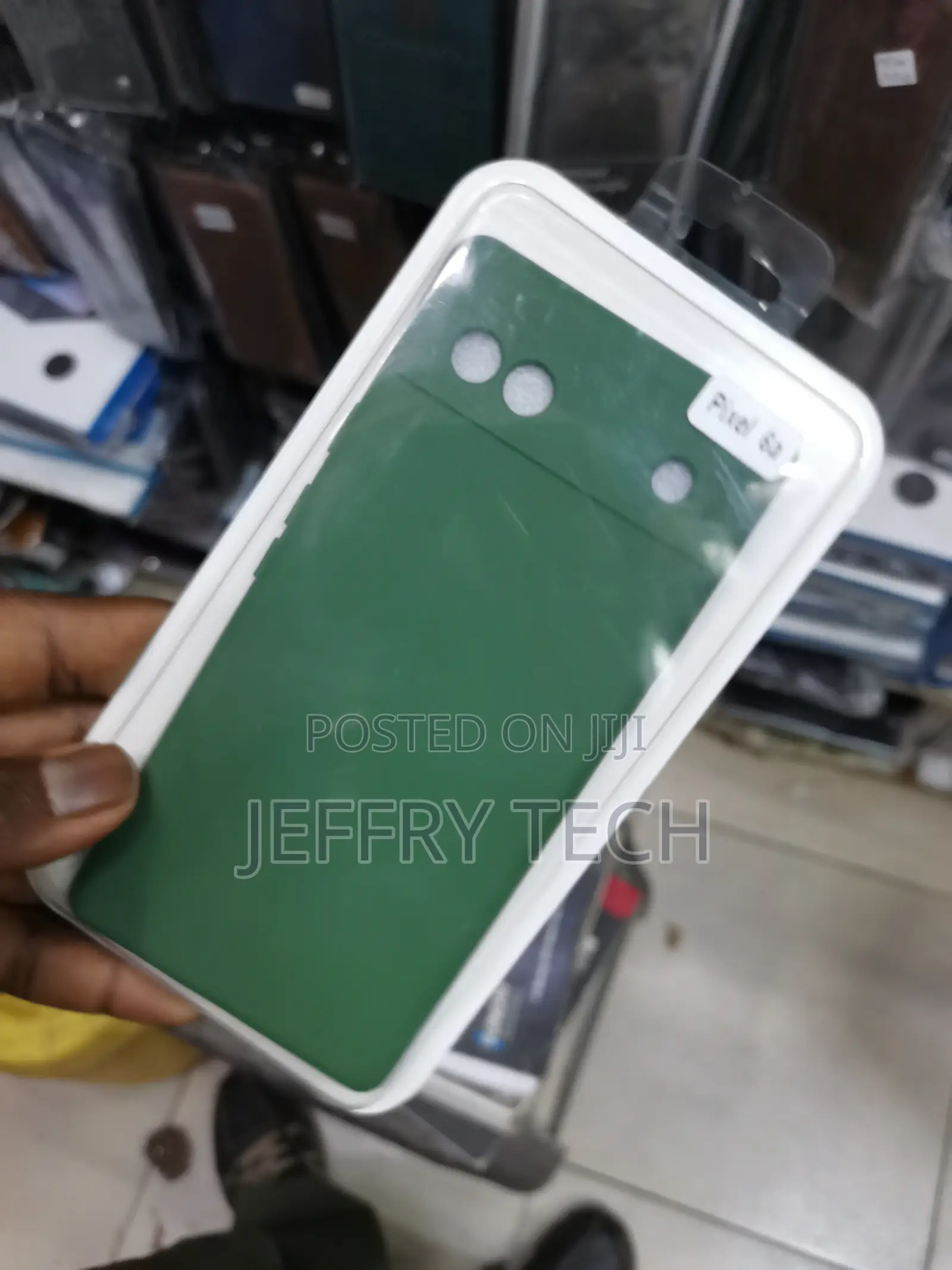 Sprig Silicone Back Cover for Google Pixel 6a (Green Silicon
