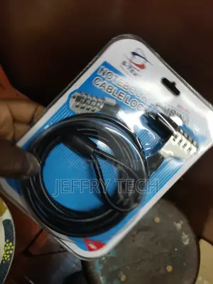 S-Tek 4 Digit Security Password Computer Lock Anti-Theft Cha