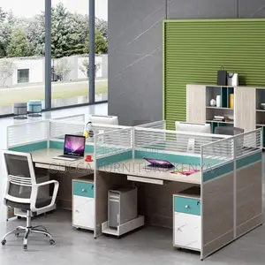 Workstations:4-Way Modular Adaptable Office Workstation