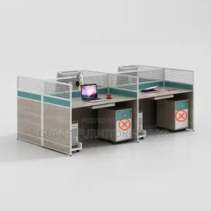 Workstations:4-Way Modular Adaptable Office Workstation