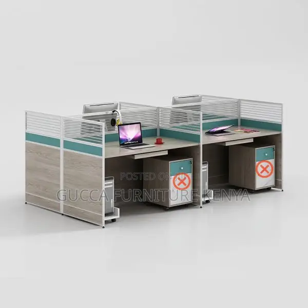 Workstations:4-Way Modular Adaptable Office Workstation
