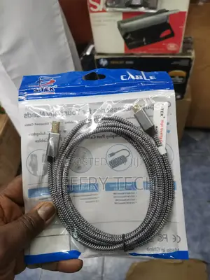 Braided Type C to Printer Cable 2mtrs