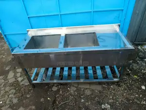 Double Bowl Sink With Channels