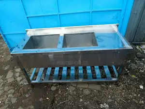 Double Bowl Sink With Channels