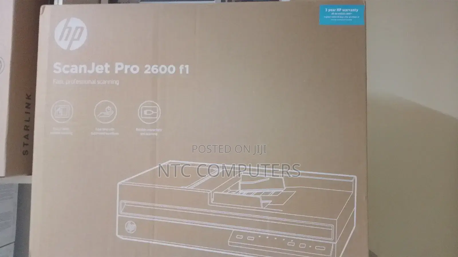<<HP Scanjet Pro 2600 F1 Scanner>Scanner Type: Adf