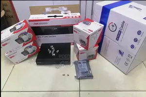 Hikvision- Four Channel Ip4 Camera Smart Hybrid Package