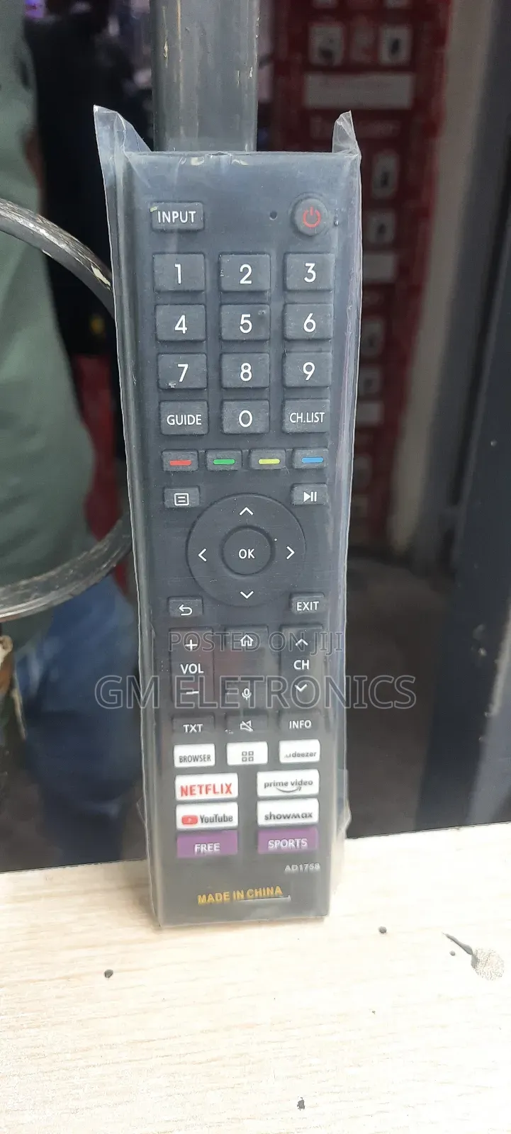 Remote Control for Hisense Vision+ Smart Vidaa Tvs.