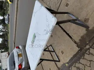 Restaurant And Bar Tables Are White