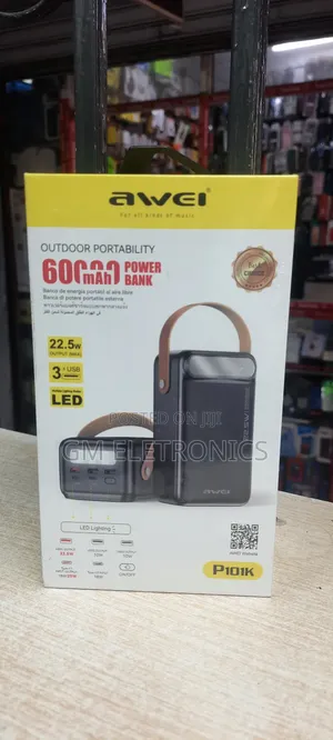 60000 Mah-P101k Fast Charging Power Bank-With Flash Light
