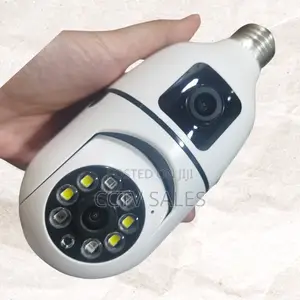 V380app PTZ Bulb Wifi Dual Lens Camera PTZ Nanny Camera Bulb