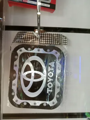 Toyota Branded Fuel Tank Sticker in Black_silver