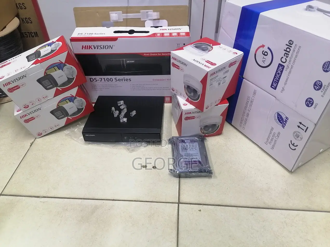 Quality Hikvision Ip 4 Camera Smart Hybrid Package 2mp