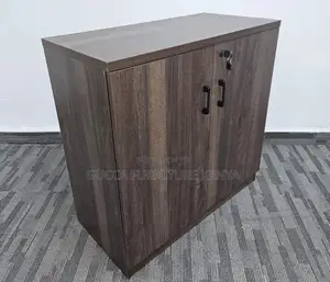 Cabinets: 2-Door Wooden Credenza for Office Home