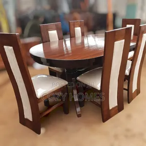 Dining Set, Grand Stripped 6 Seater Dining Set