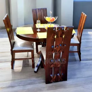 Dining Set, Colorful, Brown Dining Set