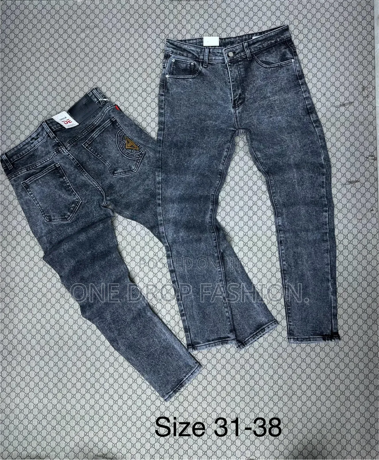 Light Grey Men Jeans 30-40