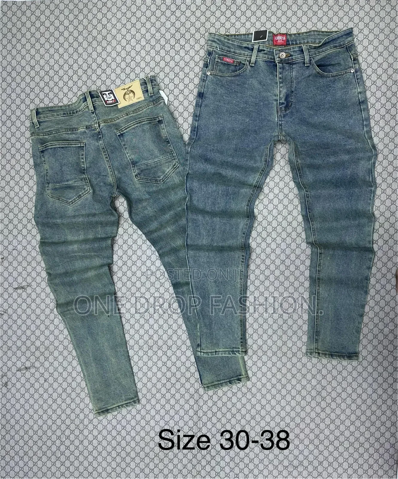 Light Grey Men Jeans 30-40