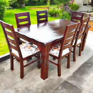 Dining Table, a Cushy, Rectangular 6 Seater Dining Table