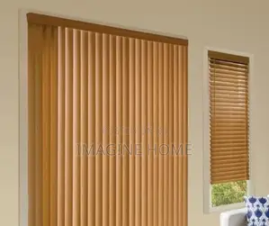 Office Brown Vertical Blinds Window Blinds