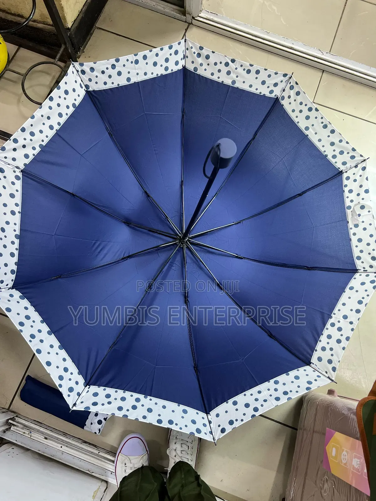 Navy Blue Large Big Umbrellas