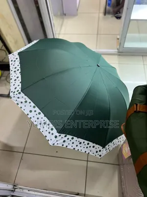 Green Stylish Foldable Green Umbrellas at 650
