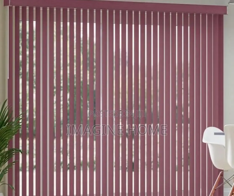 Pink Vertical Blinds Window Blinds