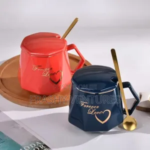 Diamond Shaped Like Ceramic Cup