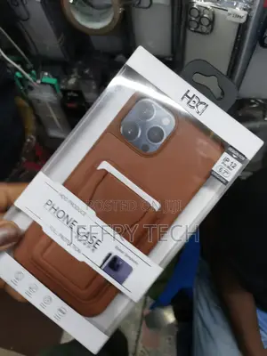 iPhone 12 Pro Max Wallet Case With Card Holder Leather-Brown