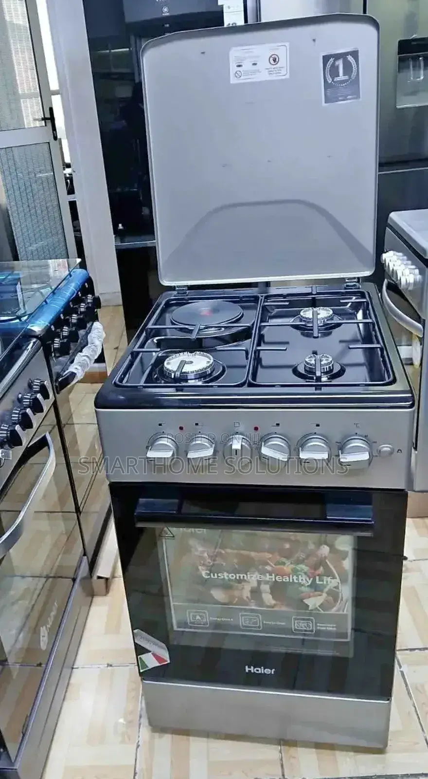 Haier 50by60 Full Gas Cooker(Silver)