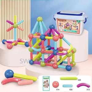 64 PCS Magnetic Building Blocks
