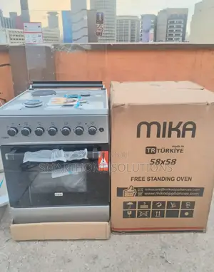 Mika 58*58, 3 Gas Jet Burners +1 Rapid Plate, Cooker With El
