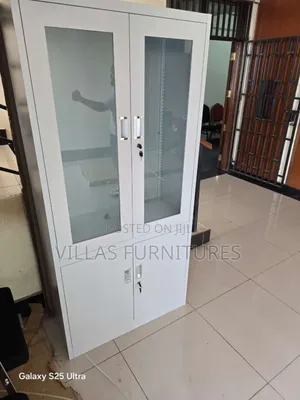 Executive 4 Door Half Glass Cabinet