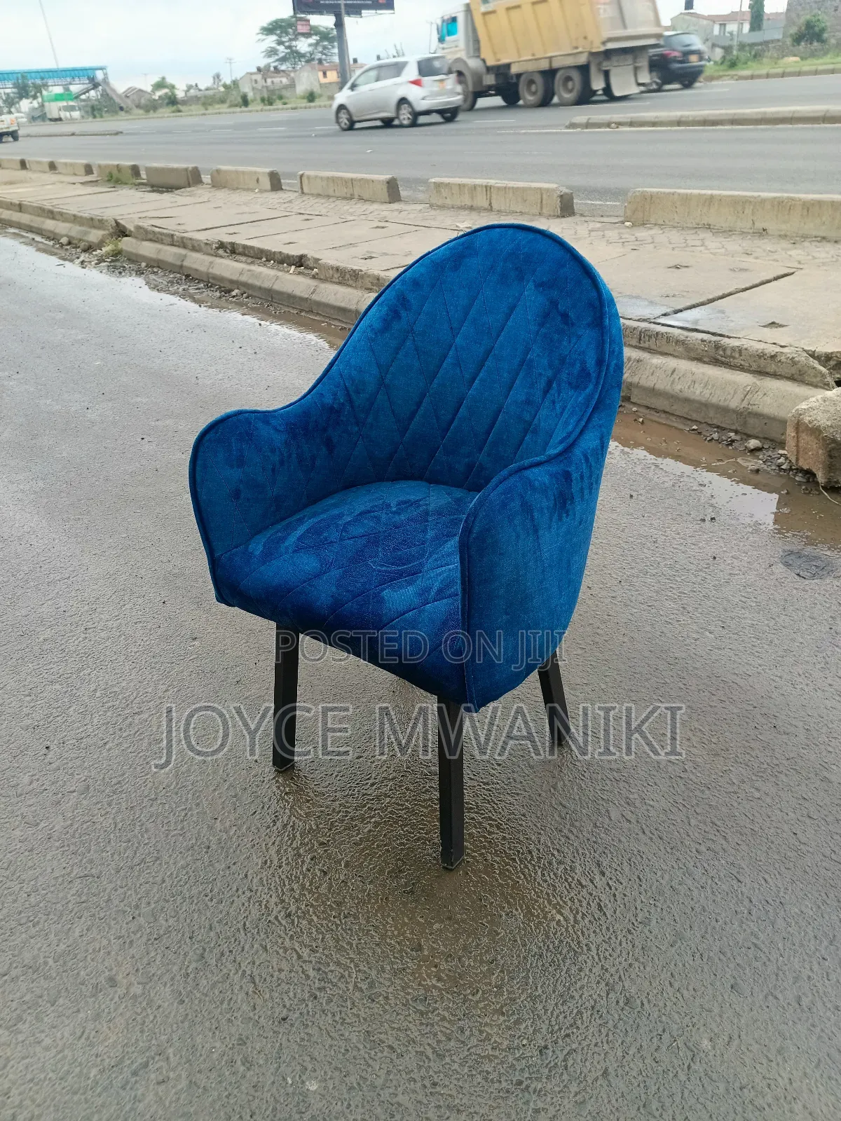 Dinning Seat, Restaurant or Spa Seat, Blue 