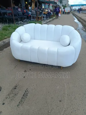 Fancy Sofa Set, 2 Seater Off White 