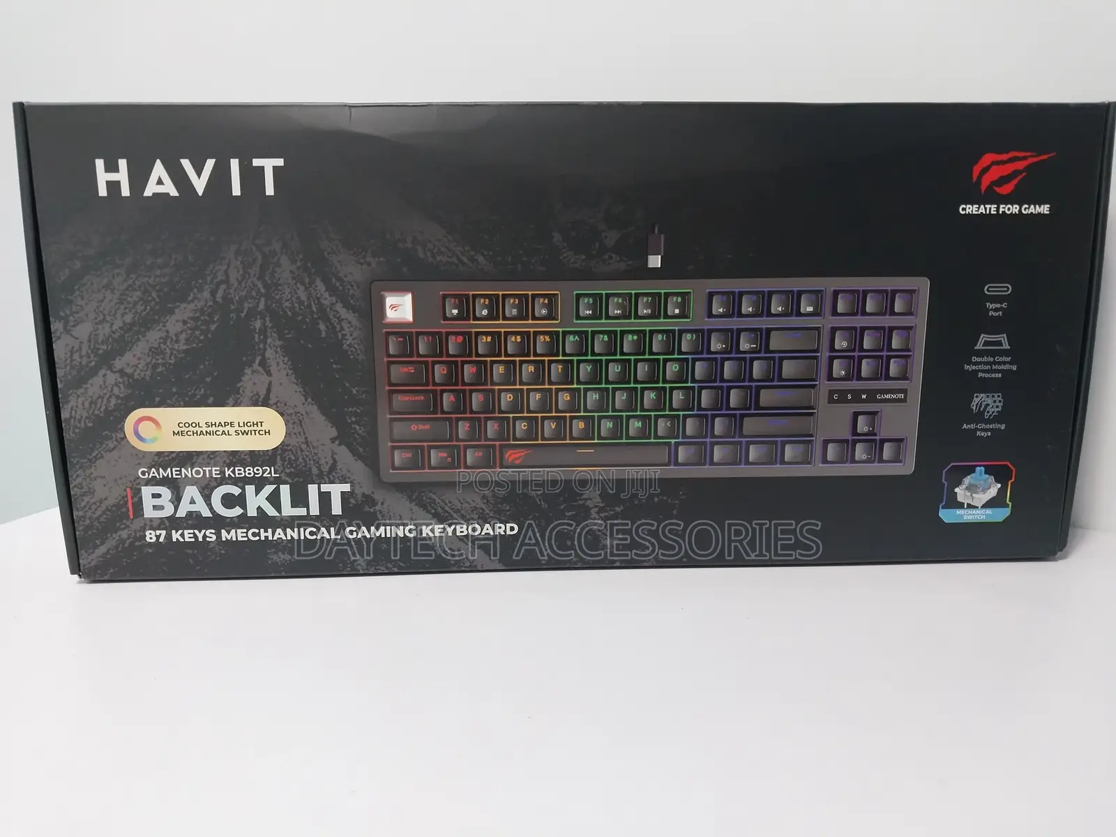 Havit Mechanical Keyboard, Wired Compact Pc Keyboard