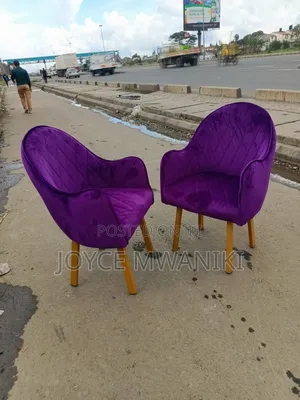 Dinning Seats, Restaurant or Nail Spa Seats, Purple 
