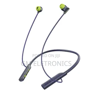 Necklace Lite Call Vibration Wireless Headphones- Blue