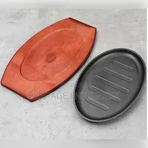 *Sizzling Plate Meat Plate Size 25*16cm*
