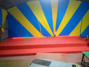 Bright Red Carpet for Church Altar