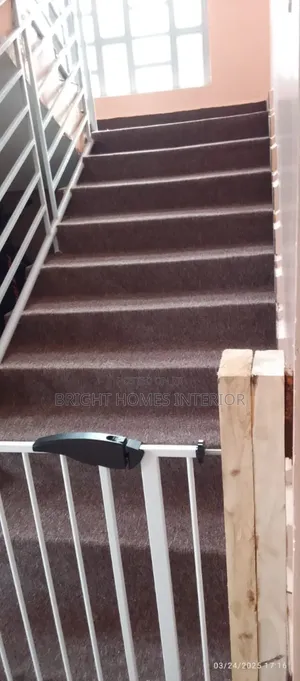 Dark Brown Carpet for Stairs Case