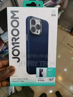 Joyroom Jrbp007 Case for iPhone 15 Pro Leather Coated - Blue