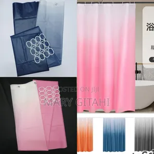 180*180cm Shower Curtains With Hooks *
