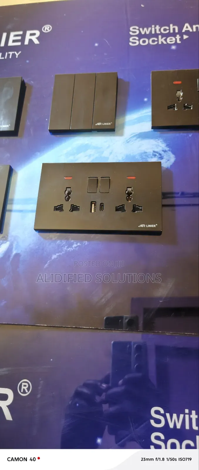 Double Socket With Usb Port