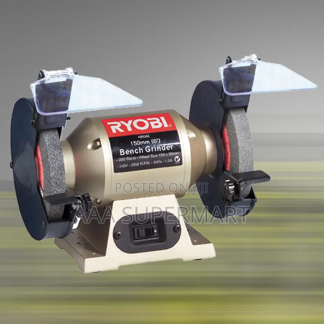 Ryobi HBG-6e Bench Grinder 150mm 200w 1/3hp