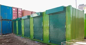 40ft Fabricated Container Stalls-Roller Shutter Doors