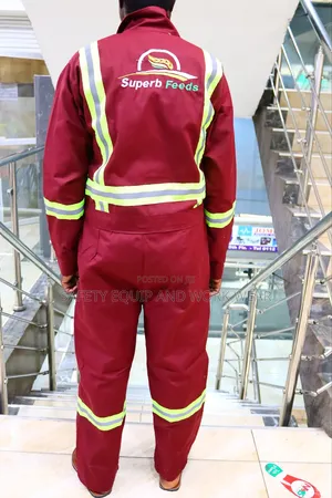 Maroon Reflective Overall