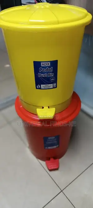 Adix 10l Pedal Dust Bins – Durable Hygienic