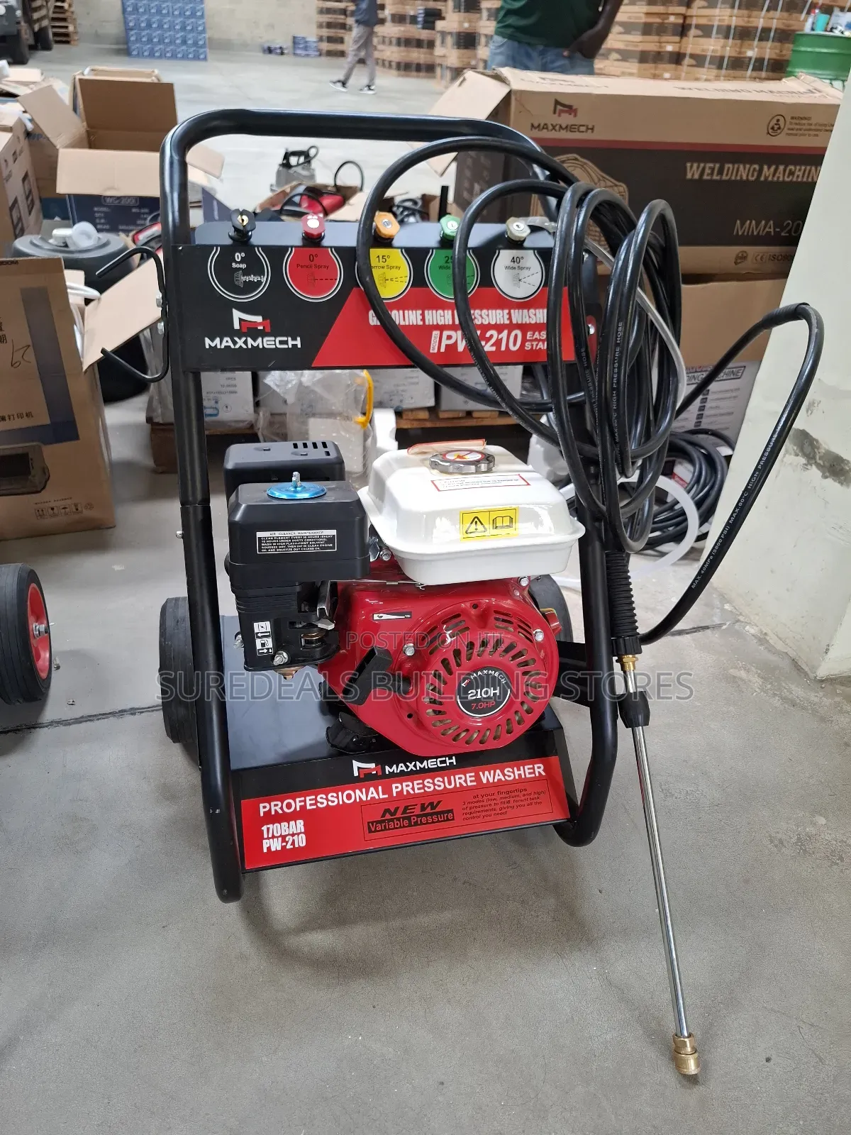 Maxmech 3000 Psi Petrol Car Wash Machine